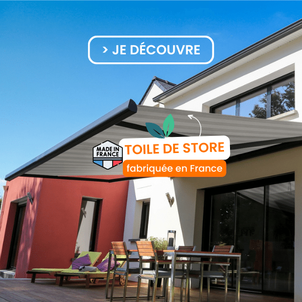 Toile de store banne fabriquée en France
