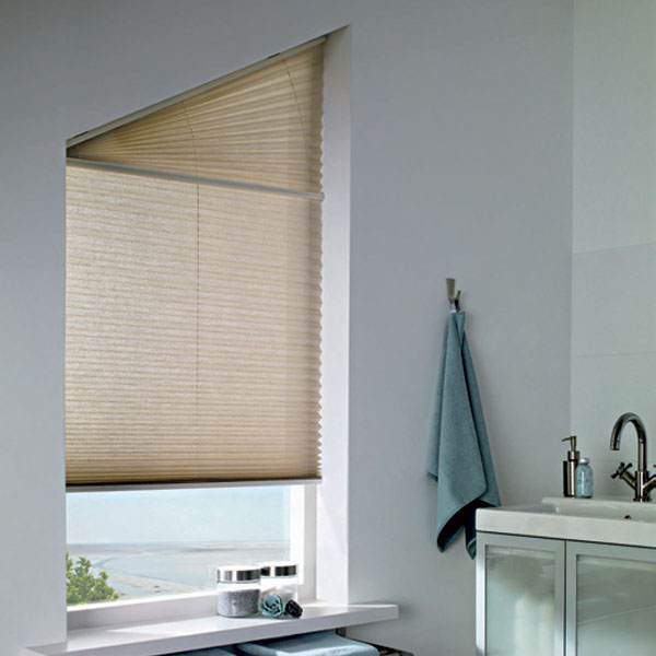 Store Plissé Sans Perçage Sekey - Dimensions 45x150 Cm, Opaque, Blanc, 100% Polyester, Pour Fenêtre Et Porte, Protection Solaire Et Intimité
