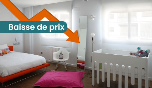 store enrouleur chainette tamisant blanc