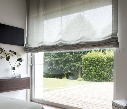 store bateau toile transparente maison