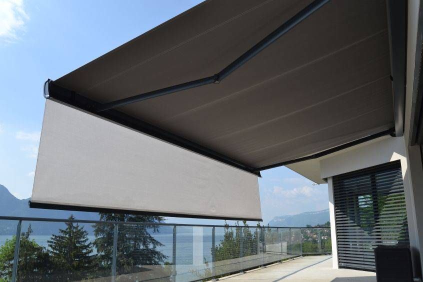 store banne coffre haut de gamme lambrequin enroulable