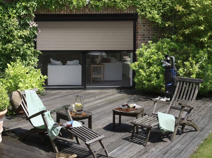volet roulant rénovation avec coffre extérieur grande largeur