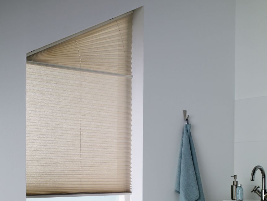 Store Plissé Occultant Sur Mesure - Pour Fenêtres De 30 à 130 Cm X 40 à 230 Cm, Montage Par Perçage