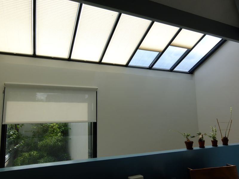 store plisse velum toit 
