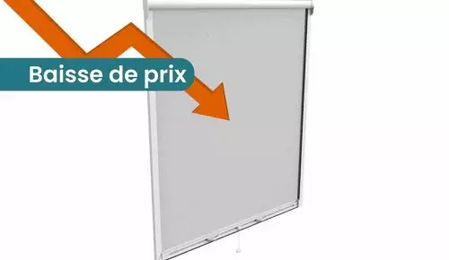 moustiquaire simple enroulable 