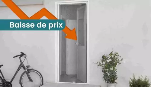 moustiquaire lateral maison un vantail