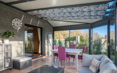 Store Velum sur câble