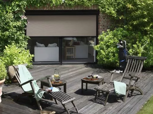 volet roulant rénovation avec coffre extérieur grande largeur