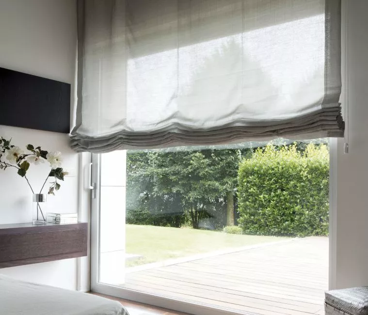 store bateau toile transparente maison