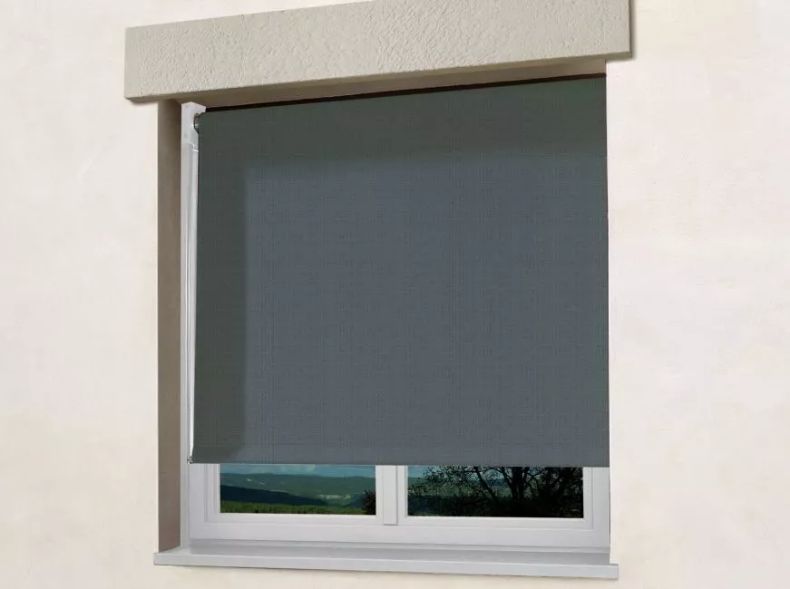 store toile vertical extérieur anti chaleur