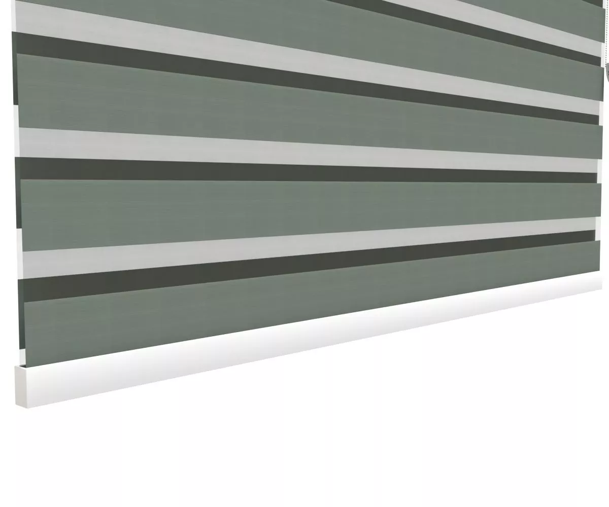 store enrouleur tissu jour nuit coffre barre de lestage apparente