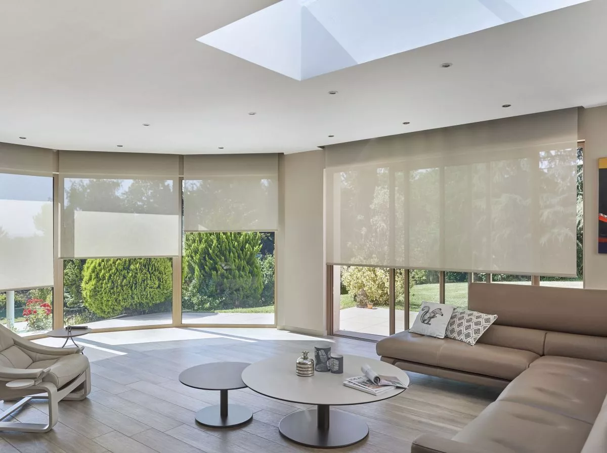 store enrouleur beige tamisant po