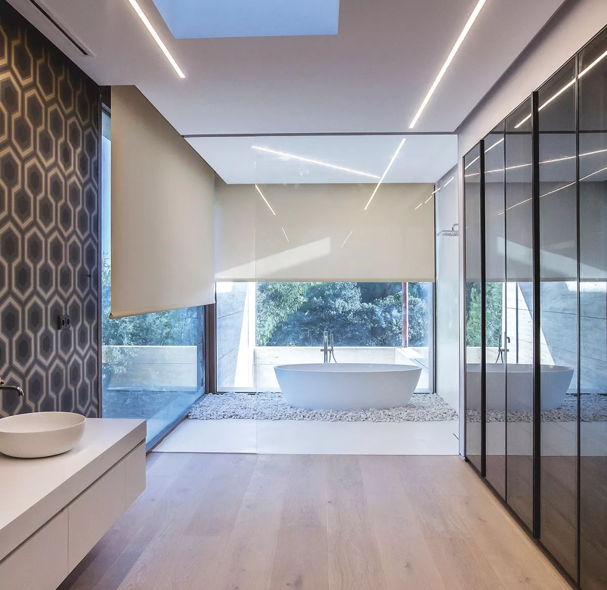 store enrouleur xxl salle de bain