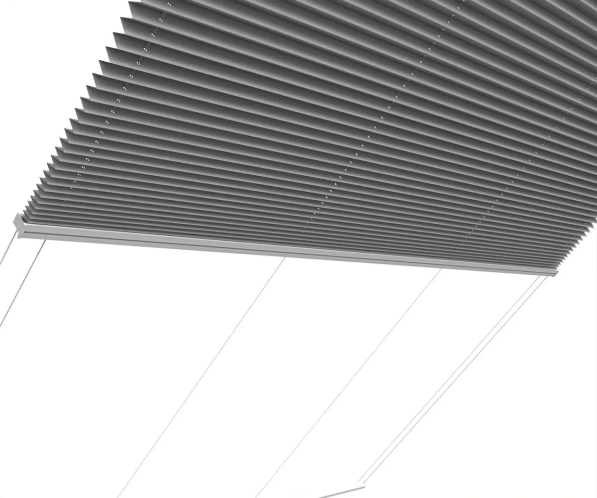 store plisse guidage barre de lestage 