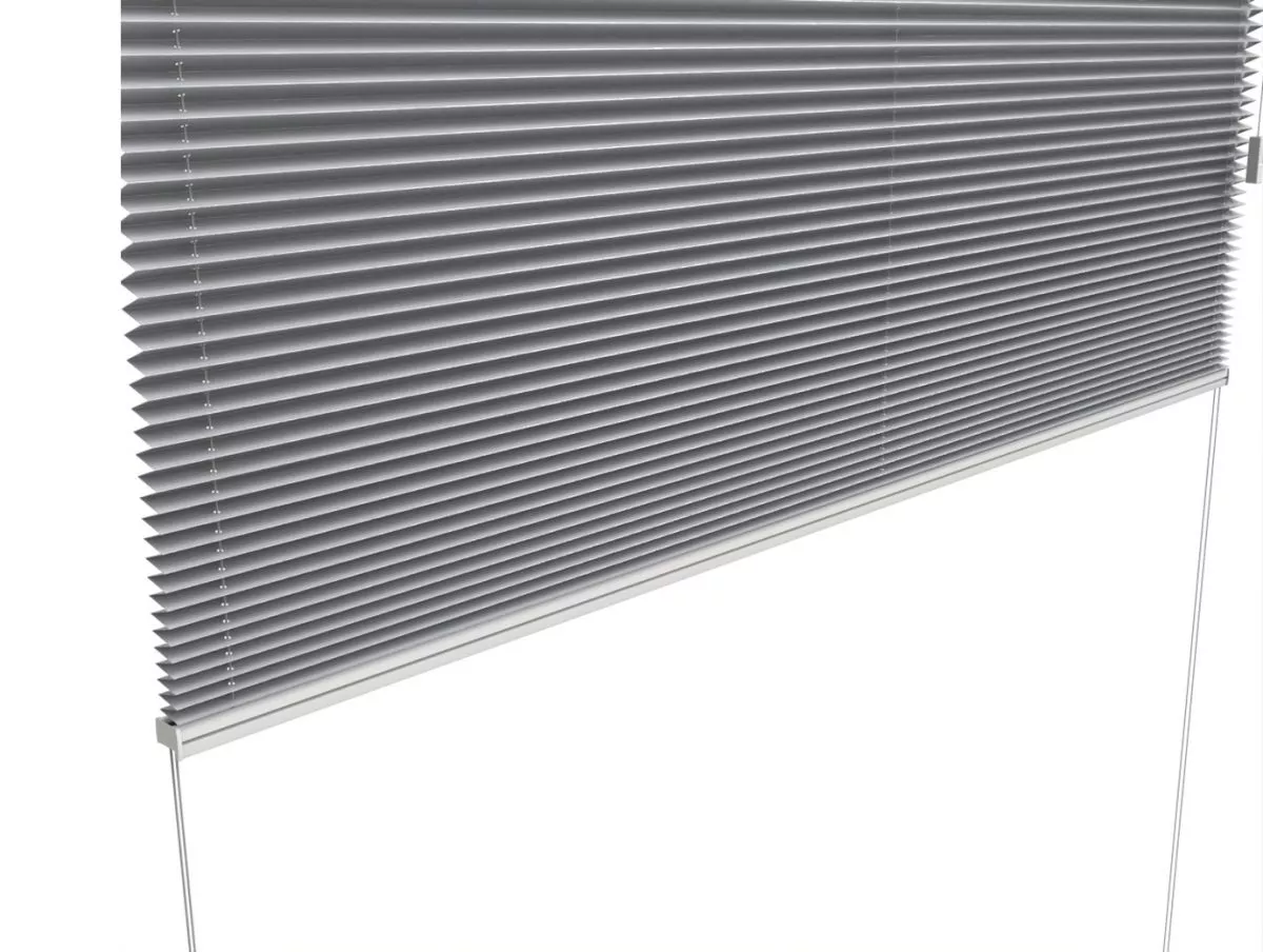 store plisse double sens guidage barre de lestage