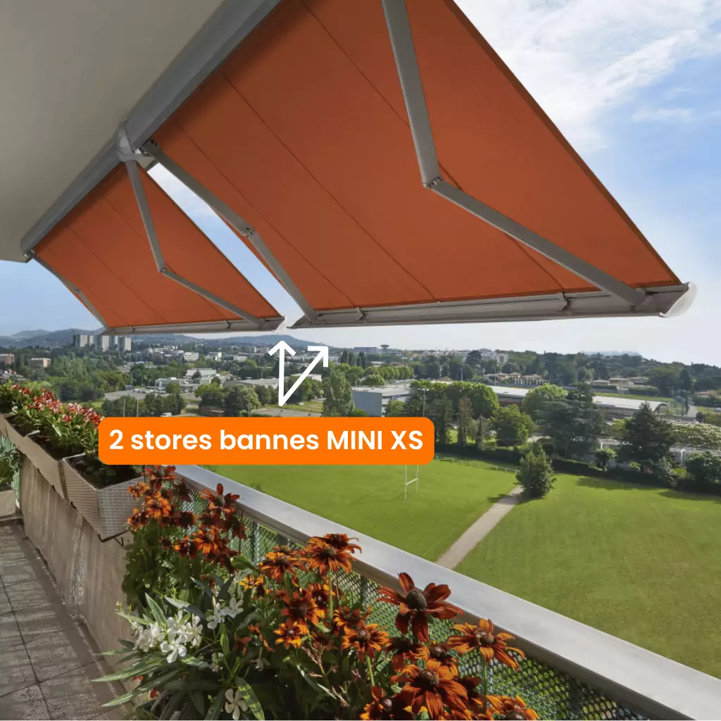 meilleur store banne résistant au vent : le modèle MINI XS