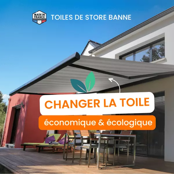 changer la toile d'un store banne