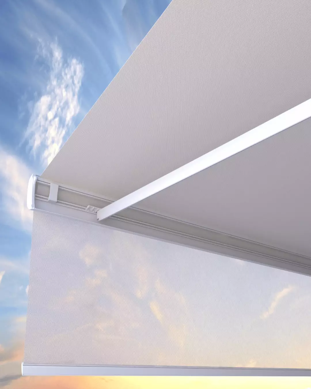 lambrequin d'un store banne solaire