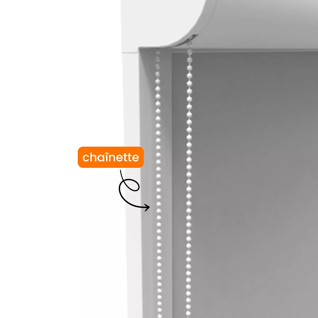 types de manoeuvre chainette ou manivelle pour store à enroulement