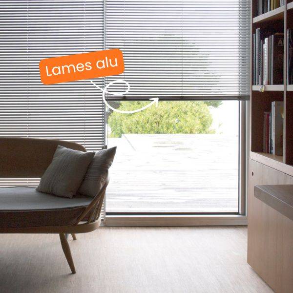 store venitien lames aluminium