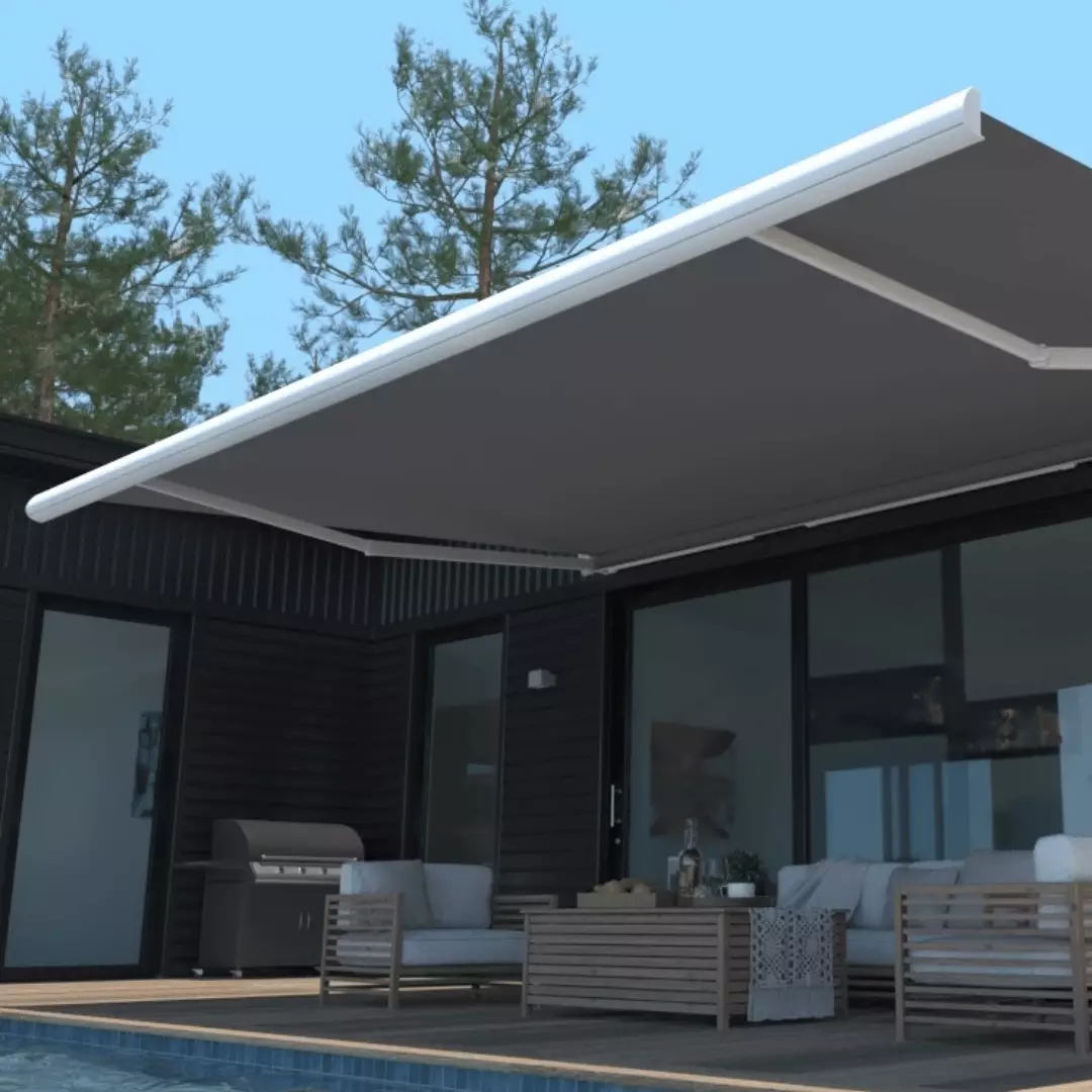 toile de store banne dickson orchestra grise