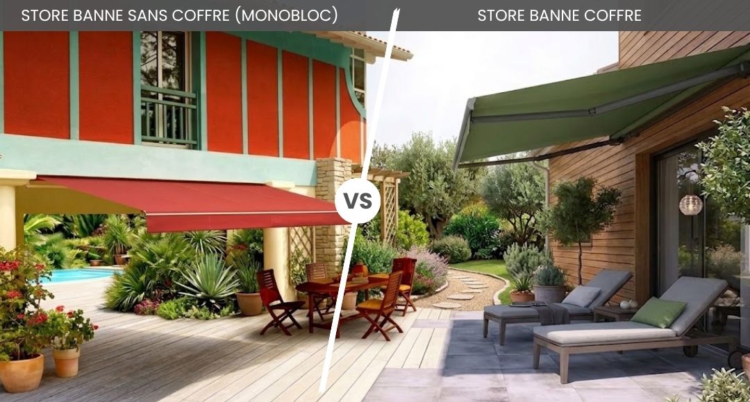 store banne coffre ou monobloc store banne coffre ou monobloc