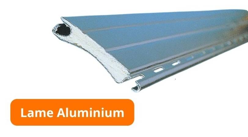 lame aluminium de volet roulant traditionnel