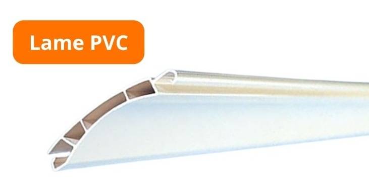 lame PVC de volet roulant traditionnel